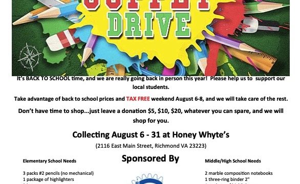 School Supply Drive!