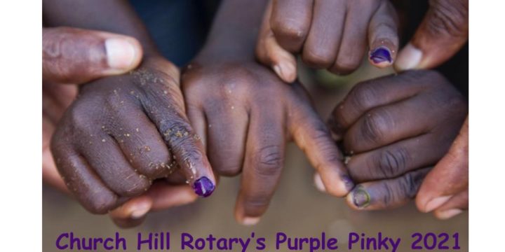 Purple Pinky for Polio
