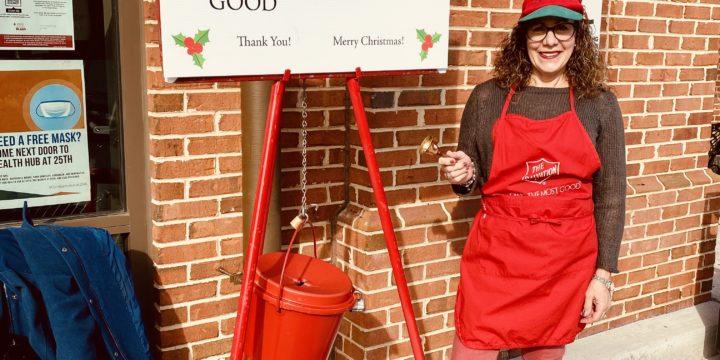 Ringing the Bell for the Salvation Army